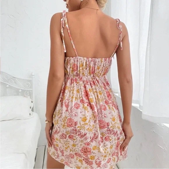 NEW Mini floral dress tie straps Spring/Summer - Picture 5 of 8